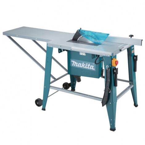 Makita – Sega da banco 2712 – Motore a induzione 2000W – Lama 315mm per tagli fino a 85mm – Piano di lavoro estensibile (1/10)