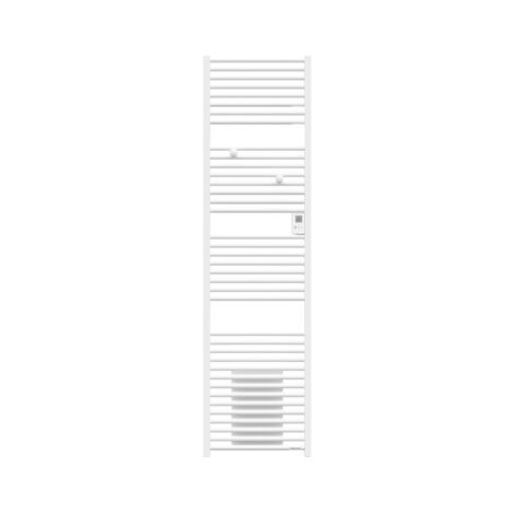 Termoarredo scaldasalviette misto Ventilatore RIVA 4 THERMOR Bianco satinato 2000W - 471264