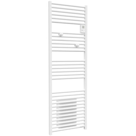 Termoarredo scaldasalviette misto Ventilatore RIVA 4 THERMOR Bianco satinato 1500W - 471262
