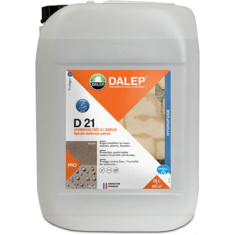 Idro-oleorepellente DALEP D21 Tanica pronta all'uso da 20 Litri - 221020