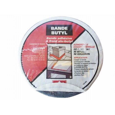 12x Petec Nastro Karo, Butile, Piatto, Grigio 2 Mm X 20 Mm X 16 M Rullo