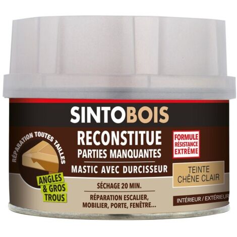Mastic Bois Chêne Clair Réparation Durable Bois Chêne - Sintobois