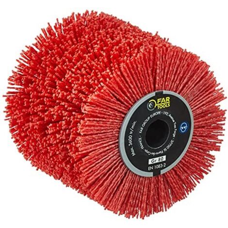 FARTOOLS Spazzola in nylon con filo abrasivo rosso per rex120c e rex200