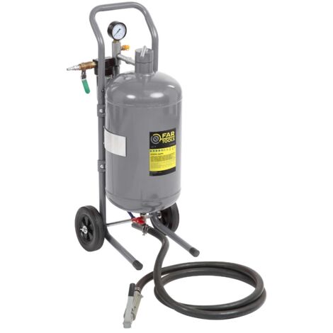 Serbatoio mobile per sabbiatura CS 17 - 17L - 2-2,5-3-3,5 ugelli - FAR TOOLS - 115100