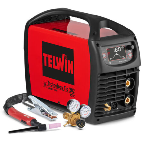 Saldatrice Inverter Telwin Force 165 Ad Elettrodo MMA con maschera saldatura eBa