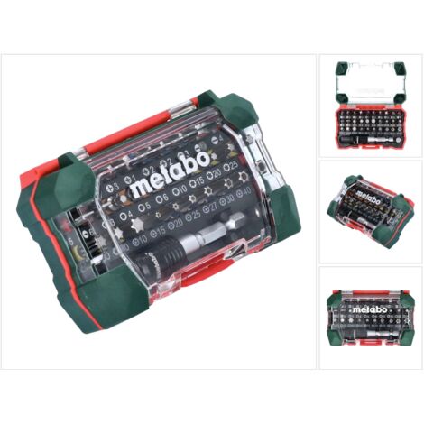 Metabo Promotion 626700000 Kit inserti 32 parti Taglio, Croce Phillips, Croce Pozidriv, Brugola interna, Esalobo Intern