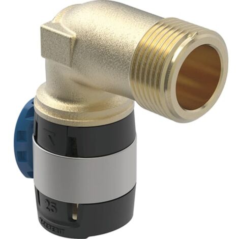 Raccordo a gomito FlowFit 90° con filettatura maschio lunga - DN. 15 - Ø 20 mm x Rp. 1/2'' - GEBERIT - 620.524.00.1 (1/4)