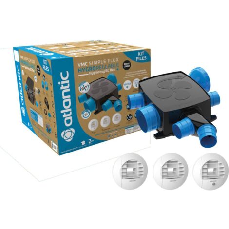 Ventilazione a flusso singolo KT HYGRO BC FLEX + - - ATLANTIC - 412278