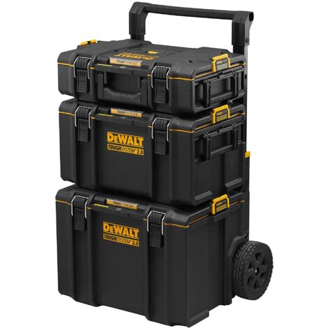 DEWALT TOUGHSYSTEM Tornio su ruote 2 set + cassetta portautensili mobile - DWST83402-1