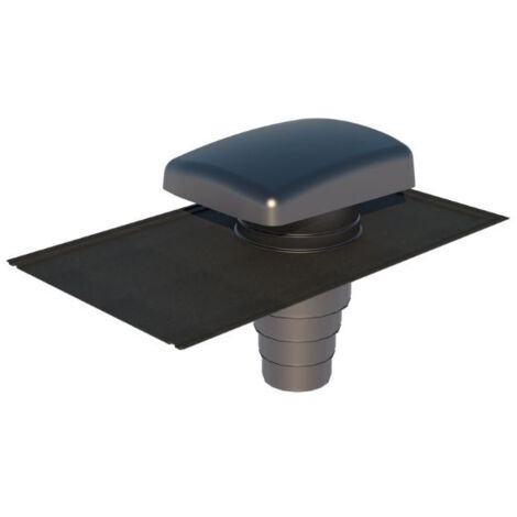 Terminale di ventilazione Ubiflu 2 ardesia antracite d160 UBBINK - 13460377