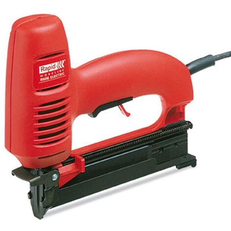 Cucitrice-chiodatrice elettrica R606 per punti 606/12-25 mm - 8/15-25 mm - Scatola - RAPID-ISABERG - 10643015