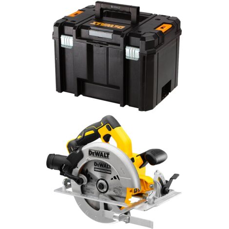 Dewalt – Sega circolare 18V Brushless DCS570NT – Profondità di taglio 67mm – Motore potente per legno e materiali da costruzione – Maniglia aggiuntiva per sicurezza (1/10)