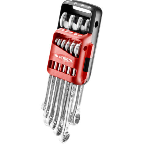 Serie di 10 chiavi combinate - FACOM - in valigetta - 440.JP10PB (1/2)