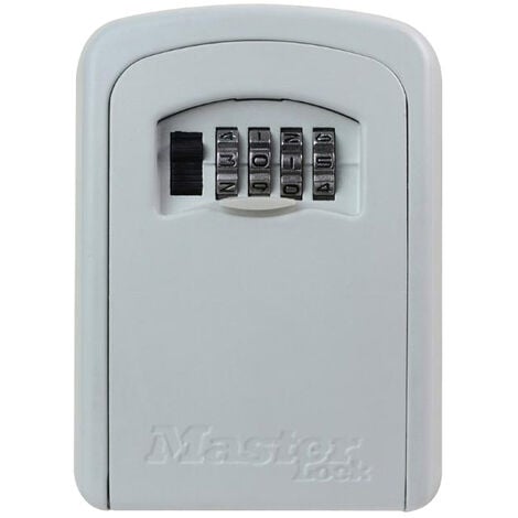 MASTER LOCK Cassaforte per chiavi - Medio - Montaggio a parete - -- Bianco  - 5401EURDCRM - Casseta di Sicurezza per Chiavi