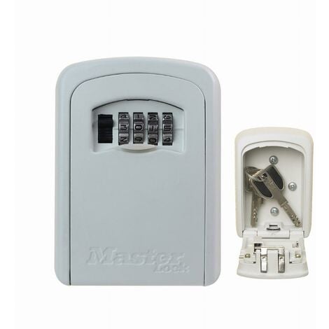 MASTER LOCK Cassaforte per chiavi - Medio - Montaggio a parete - -- Bianco  - 5401EURDCRM - Casseta di Sicurezza per