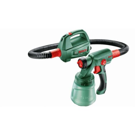 Bosch – Pistola elettrica a spruzzo 440 W – Applicazione vernice 1,5 m²/min – Capacità serbatoio 800 ml – Per vernici AllPaint su legno e metallo (1/10)