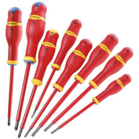 Set di 8 cacciaviti Protwist isolati 1000 Volt FACOM - ATD.J8VE