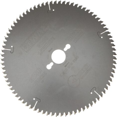 DeWalt, DT4287, QZ, Hoja para sierra circular estacionaria 250x30mm 80D