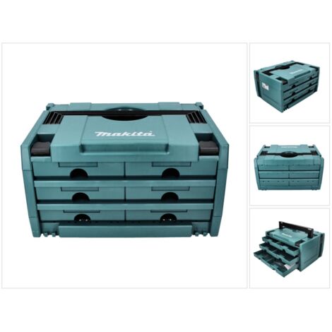 Valigia di sistema Makita MAKSTOR modello 3.6 P-84333, 6 cassetti, MAKPAC