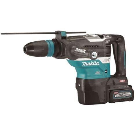Martello perforatore SDS+ 40V Max XGT - MAKITA - con 2 batterie 40V 4.0Ah - caricabatterie - Bluetooth - MakPac - DC40RA - HR005GM202