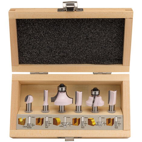 Set di 6 frese per legno MAKITA - D-53540