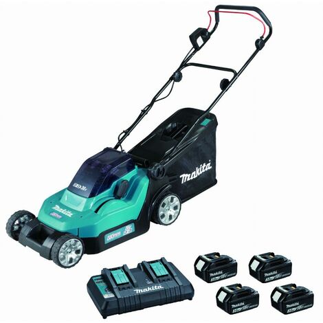 Tosaerba 36V 2 x 18V Li-Ion 3Ah MAKITA 4 batt. + caricatore - DLM382PF4