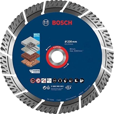 Disco diamantato multimateriale BOSCH Expert 230 mm - 2608900663