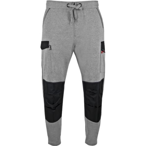 Pantaloni da jogging in pile elastico LMA Grigio 1782 CRYPTO T.M