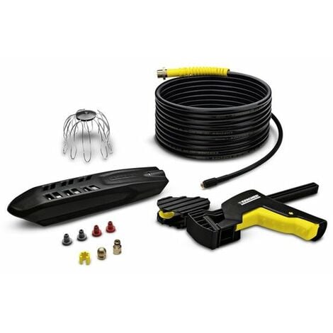 Kit per la pulizia di tubi e grondaie KARCHER + tubo flessibile da 20 m - 2.642-240.0