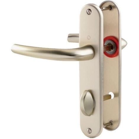 Set di porte San Diego 1191/347 HOPPE Alu Champagne F2 - Bocca di canna in disuso - 3230397