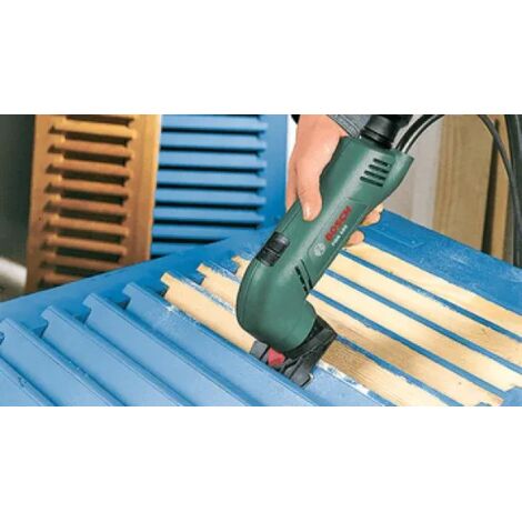 Levigatrice A Delta Bosch PDA 180 - 180W, Blocco SDS, Con Fogli Abrasivi, Blu/Rosso - Foto 11