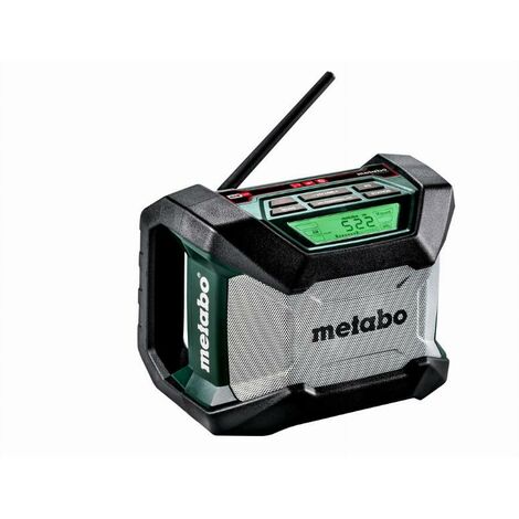 Metabo – Radio da cantiere a batteria 12-18V – Bluetooth – Resistente a polvere e spruzzi IP54 – Sintonizzatore digitale DSP (1/7)