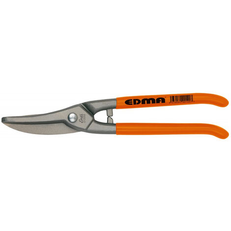 Cesoie Per Lamiera Mano 250 Mm - Acciaio Cromo Molibdeno, Taglio Dritto Fino A 45 Mm, Lama HRC 56-62, Manici Gommati E Blocco, Per Officina E Fai Da Te