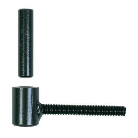 Cerniera standard Ø14 nero cataforesi FISSI ING - Coda dell'asta filettata 10x130 - A000412