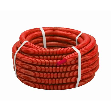Tubo PER NOYON & THIEBAULT con rivestimento rosso - Ø 16 - L 25 m - R1816-25