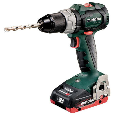 Trapano a percussione METABO - SB 18V - LT BL 2 x 4,0 Ah LiHD, ASC 55, valigetta - 602316800