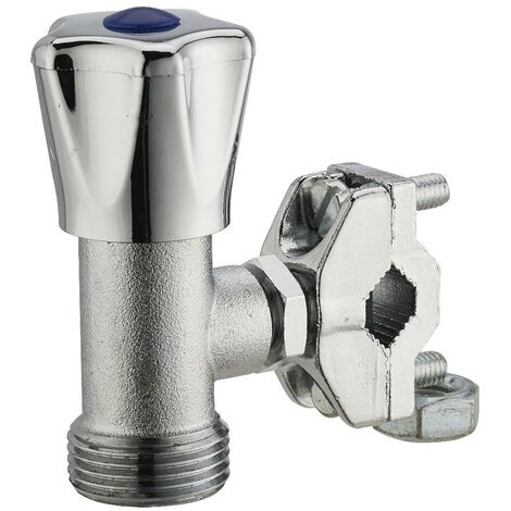 Rubinetto Angolare Per Lavatrice In Acciaio Inox - Apertura Rapida, Montaggio A Parete, Multifunzione
