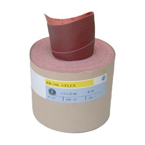 Draper 94654 Rotolo Di Tela Abrasiva Grana 60, 25 Mm X 50 M, In Ossido Di Alluminio, Per Metallo E Leghe – Per Officina E Garage