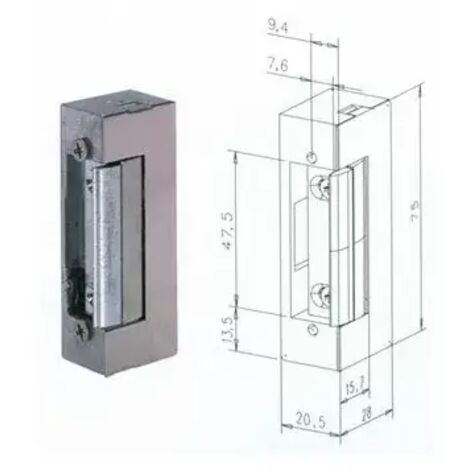 Assa Abloy EFF-EFF - SPE71 - Incontro elettrico a 12V con trasmettitore da incasso