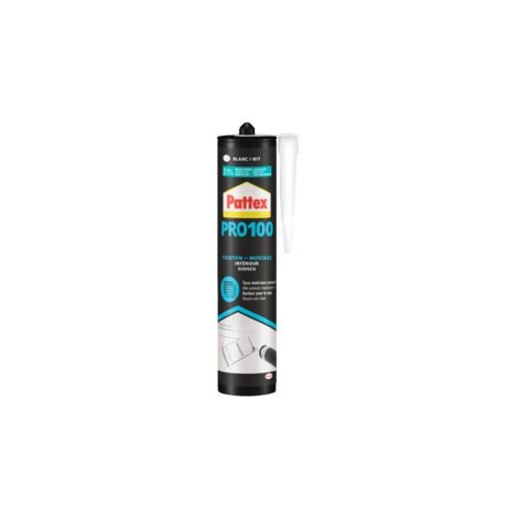 Adesivo PL100 PATTEX - serbatoio alto - bianco - 1726674