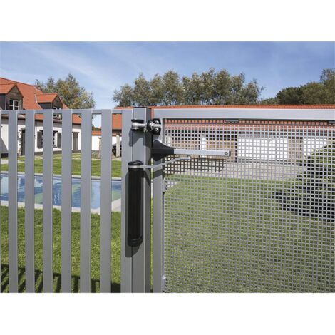 Coppia Di Pulsanti Locinox 3006G In Poliammide Nero Per Chiusura Quadrata 8 Mm