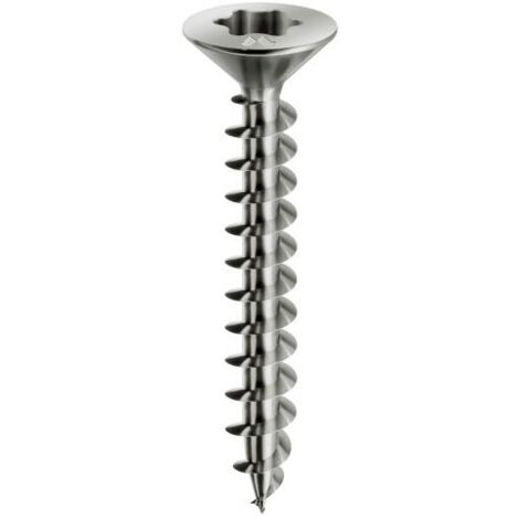 Panelvit Torx MUSTAD TX20 Vite per legno a testa svasata 4,0x60 a filetto pieno - Scatola da 200 - PVACXP400600C8C
