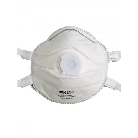Classica semimaschera SINGER con valvola. FFP3 NR D - Scatola di 5 pezzi - AUUM30VSL