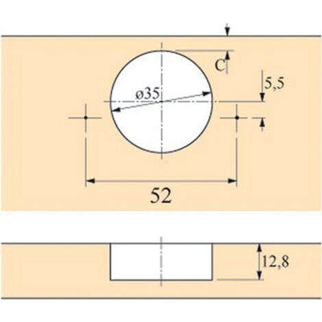 BOSCH SIEMENS NEFF Hettich Scharnier 3307 5.0 Kühlschrank 267189 EUR 13,28 - IT - Foto 10