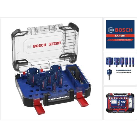 Set di 6 punte in metallo duro multimateriale BOSCH Ø22/25/35/51/60/68 - 2608900445