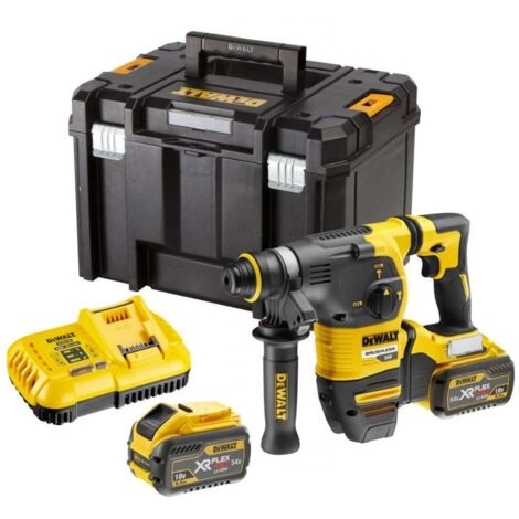 Tassellatore DEWALT SDS-Plus 3,5J (EPTA) - 54V XR FLEXVOLT - 2 Batterie 9.0 Ah, caricabatteria, valigetta - DCH333X2 (1/10)