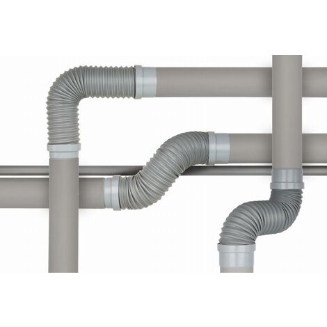Raccordo di scarico Multicoude CETA da L.190 a 290mm Ø40 mm femmina-femmina - 211-MULTI340-FF
