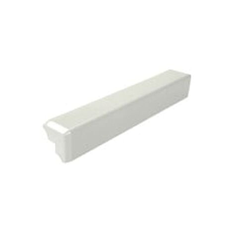 Profilo angolare a L adesivo 2,6 m 20x20 mm in pvc cromo