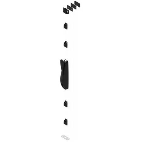 Deesse LA CROISEE DS Serratura per porte tagliafuoco con leva Nero RAL 9005 B3 - DS6887-013