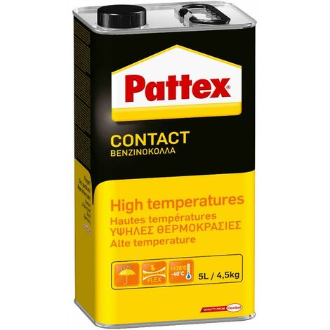 Adesivo di contatto per alte temperature PATTEX - Barattolo da 4,5 kg - 1419294